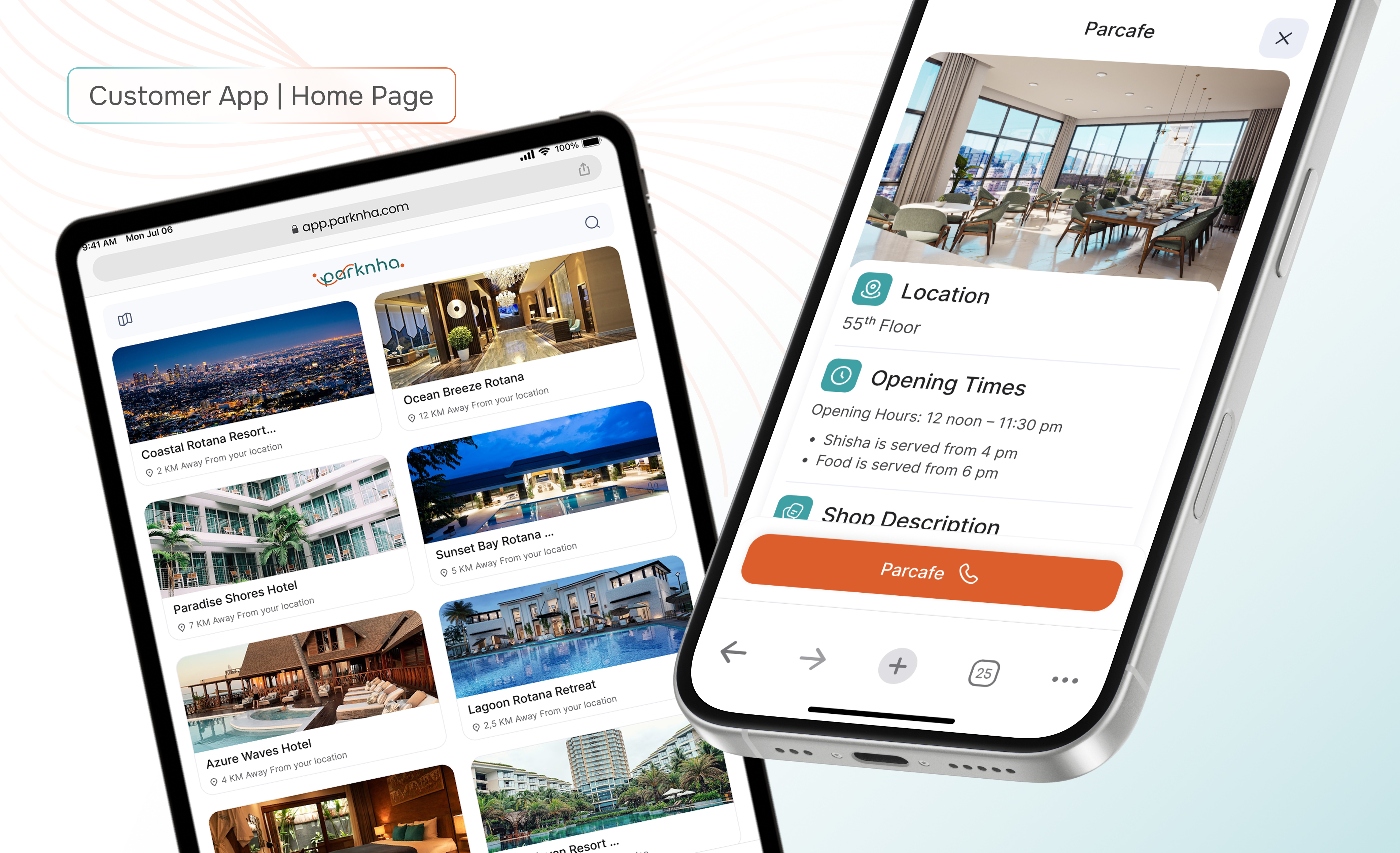 Parknha Customer_Home_page